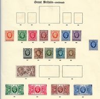GREAT BRITAIN 1934 - 1935 MAINLY MINT COLLECTION ON A PRINTED ALBUM PAGE - Ohne Zuordnung