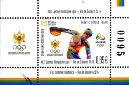 2016 Olympic Games Rio De Janeiro, Brazil, Montenegro, MNH - Montenegro