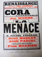 LA MENACE, De Pierre Frondaie  (origine  :La Petite Illustration,1925) - Autores Franceses