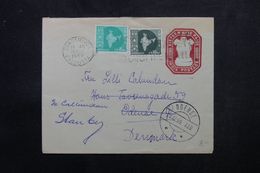 INDE - Entier Postal + Compléments De Calcutta  Pour Le Danemark En 1959 - L 63964 - Enveloppes