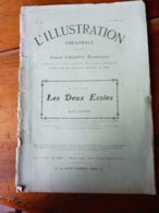 LES DEUX ÉCOLES , D'Alfred Capus  (orig :L'illustration Théâtrale,1910) Pub Au Dos RHUM NÉGRITA - French Authors