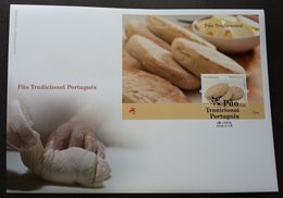 Portugal Traditional Pao 2009 Food Cuisine Gastronomy (miniature FDC) - Brieven En Documenten