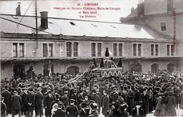 87   //  LIMOGES  //  OBSEQUES DOCTEUR CHENIEUX  LES DISCOURS  TRES   ANIMEE  1912 - Limoges