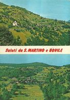 8429" SALUTI DA S. MARTINO E BOVILE "-CARTOLINA POSTALE ORIGINALE SPEDITA - Souvenir De...