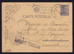 Romania Lipova Lippa Censored Postal Card 23.04.1944 (see Sales Conditions) - 2de Wereldoorlog (Brieven)