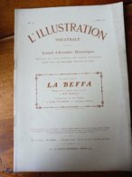 LA BEFFA,de Sem Benelli , Traduit Par Jean Richepin, Dont Portraits (origine :L'illustration Théâtrale,1910) - French Authors