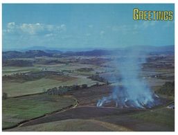 (A 7) Australia - QLD - Sugar Cane Farm - Burning Field - Gold Coast