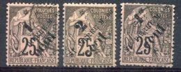 Saint Pierre Et Miquelon      37-40-42 Oblitérés - Used Stamps