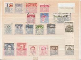TCHECOSLOVAQUIE / CESKOSLOVENSKO OBLITERE 17 TIMBRES DIFFERENTS - Collections, Lots & Series