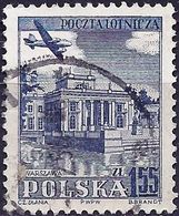 Poland 1954 - Mi 859A - YT Pa 38 ( Airplane Flying Over Lazienki Palace, Warsaw ) - Used Stamps