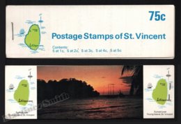 St Vincent 1969-73 Yvert C263 Type 5, Fauna. Birds - Booklets (Young Island Sunset) - MNH - St.Vincent (1979-...)