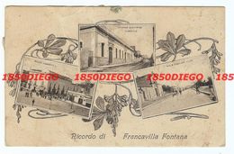 RICORDO FRANCAVILLA FONTANA - MULTIVEDUTE  F/PICCOLO VIAGGIATA 1929 ANIMATA - Brindisi