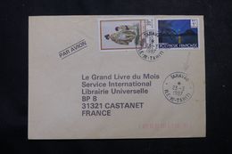 POLYNÉSIE - Affranchissement De Taravao Sur Enveloppe Commerciale Pour La France En 1987  - L 64049 - Lettres & Documents