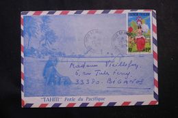 POLYNÉSIE - Affranchissement De Papeete Sur Enveloppe Touristique Pour La France En 1978 - L 64067 - Storia Postale