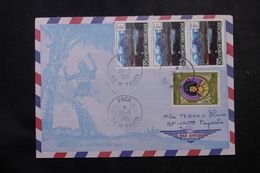 POLYNÉSIE - Affranchissement De Paea Sur Enveloppe Pour Papeete En 1981 - L 64075 - Storia Postale