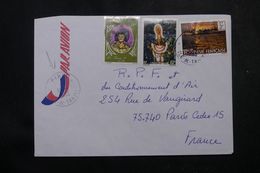 POLYNÉSIE - Affranchissement De Piraé Sur Enveloppe Pour La France En 1983 - L 64078 - Storia Postale