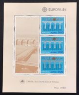 PORTOGALLO AZZORRE ACORES  FOGLIETTO EUROPA CEPT 1984 - Local Post Stamps