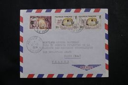 POLYNÉSIE - Affranchissement De Papeete Sur Enveloppe Pour La France En 1964 - L 64081 - Covers & Documents