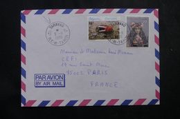 POLYNÉSIE - Affranchissement De Taravoa Sur Enveloppe Pour La France En 1986 - L 64084 - Storia Postale