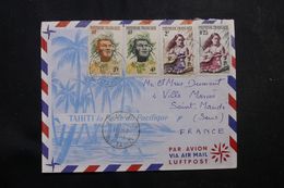 POLYNÉSIE - Affranchissement De Papeete Sur Enveloppe Pour La France En 1963 - L 64086 - Briefe U. Dokumente