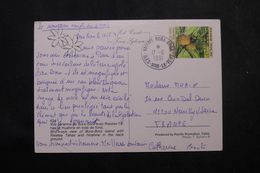 POLYNÉSIE - Affranchissement De Vaitape-Bora-Bora Sur Carte Postale En 1991 Pour La France - L 64088 - Brieven En Documenten