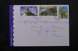 POLYNÉSIE - Affranchissement De Papetoa-Moorea Sur Enveloppe En 1995 Pour La France - L 64090 - Cartas & Documentos