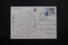 POLYNÉSIE - Affranchissement De Vaitapé-Bora-Bora Sur Carte Postale En 1993 Pour La France - L 64097 - Briefe U. Dokumente
