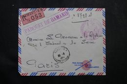 SOUDAN - Enveloppe En Recommandé De Bamako Du Procureur De La République Pour Paris En 1959 - L 64115 - Cartas & Documentos