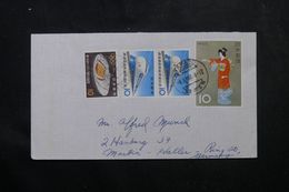JAPON - Enveloppe De Yamato Pour L'Allemagne En 1965, Affranchissement Plaisant - L 64119 - Storia Postale