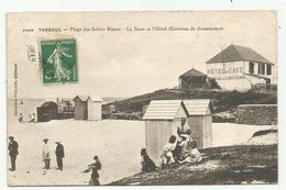 Tréboul (29 - Finistère) Plage Des Sables Blancs , La Dune Et L'Hôtel - Tréboul