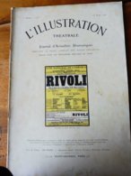 RIVOLI , De René Fauchois  (origine : L'ILLUSTRATION  THÉÂTRALE 1911 ) Dos Illustré Par O' Galop Pour MICHELIN - French Authors