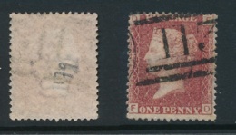 GB, 1864 Penny Red SG43, Plate 179 ,undamaged And Fine - Used Stamps