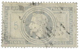 France : N°33A Obl. B - 1863-1870 Napoléon III Lauré