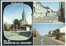 SAINT-QUENTIN Des Mauges - Carte Tri-vues DUBRAY éditeur Années 80 - Vente Directe X - Other Municipalities