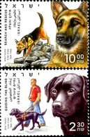 ISRAEL Chiens De Travail 2v 2016  Neuf ** MNH - Unused Stamps (with Tabs)