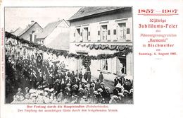 Bischwiller          67     L'Harmonie Dans Le Cadre D'une Fête  ...Jubilée  1857-1907.. Quelle Ville ???  ( Voir Scan) - Bischwiller