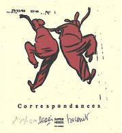 LARCENET - Ex-libris "Correspondances"  (EB) - Illustratoren J - L