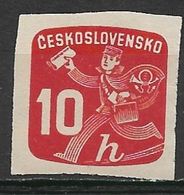 Czechoslovakia 1945. Scott #P28 (M) Newspaper Delivery Boy - Newspaper Stamps