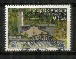 Immeuble De Radio Andorra  Timbre Oblitéré 1 ère  Qualité 2014 .AND ESP - Used Stamps