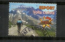 La Purito" 2019 Andorra.Course Cyclotouriste.145 Km,avec 5 200 Mètres De Dénivelé. Timbre Oblitéré,1 ère Qualité. AND.ES - Used Stamps
