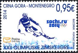 2014  Winter Olympics, Sochi Russia, Montenegro, MNH - Montenegro