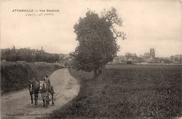 Attainville * Vue Générale * Attelage Laboureuse - Viarmes