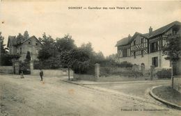 Domont * Carrefour Des Rues Thiers Et Voltaire - Domont