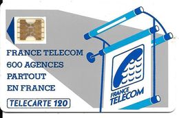 CARTE-PUBLIC-600 AGENCES-120U-Te8.514-SC4Ob-Barre Inf Panneau + Petite-5 Pe 15957-UTILISE-TBE-RARE - 600 Agences
