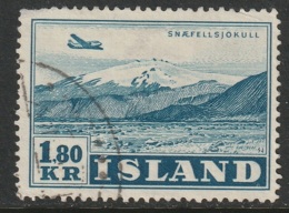 Iceland Sc C27 Air Mail Used - Aéreo