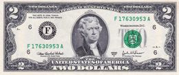 USA 2 DOLLARS 2003 A ATLANTA GEORGIA (F) PREFIX "F-A" AU "free Shipping Via Regular Air Mail (buyer Risk)" - Bilglietti Della Riserva Federale (1928-...)