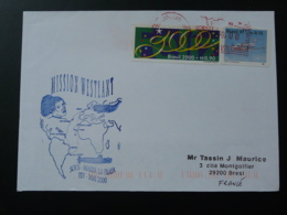 Lettre Sous-marin La Praya Submarine Mission Westlant Escale Au Bresil 2000 (ex 4) - Brieven En Documenten