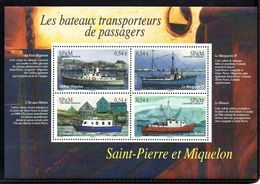 Saint-pierre Et Miquelon Bf 012 Bateaux De Transport Rapide , Vedettes - Barche