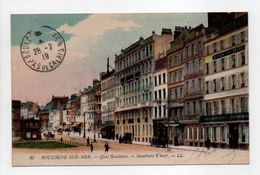 - CPA BOULOGNE-SUR-MER (62) - Quai Gambetta 1919 - Editions Lévy N° 33 - - Boulogne Sur Mer