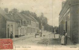 Guines * 1905 * Rue De La Gare - Guines